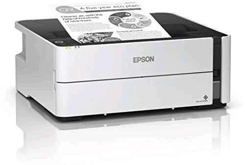 Epson EcoTank ET-M1180 - Stampante - B/N - Duplex - ink-jet - ricaricabile - A4/Legal - 1200 x 2400 dpi - fino a 20 ppm - capacità 250 fogli - USB 2.0, LAN, Wi-Fi